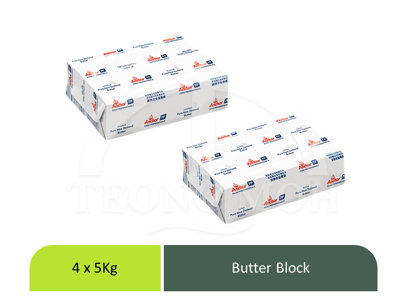 Anchor Bulk Butter- Unsalted-5kg